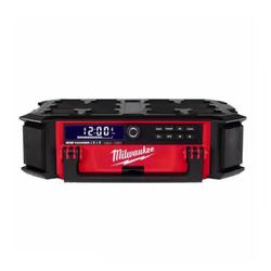 Milwaukee M18 Lithium-Ion Cordless PACKOUT Radio/Speaker with Built-In Charger