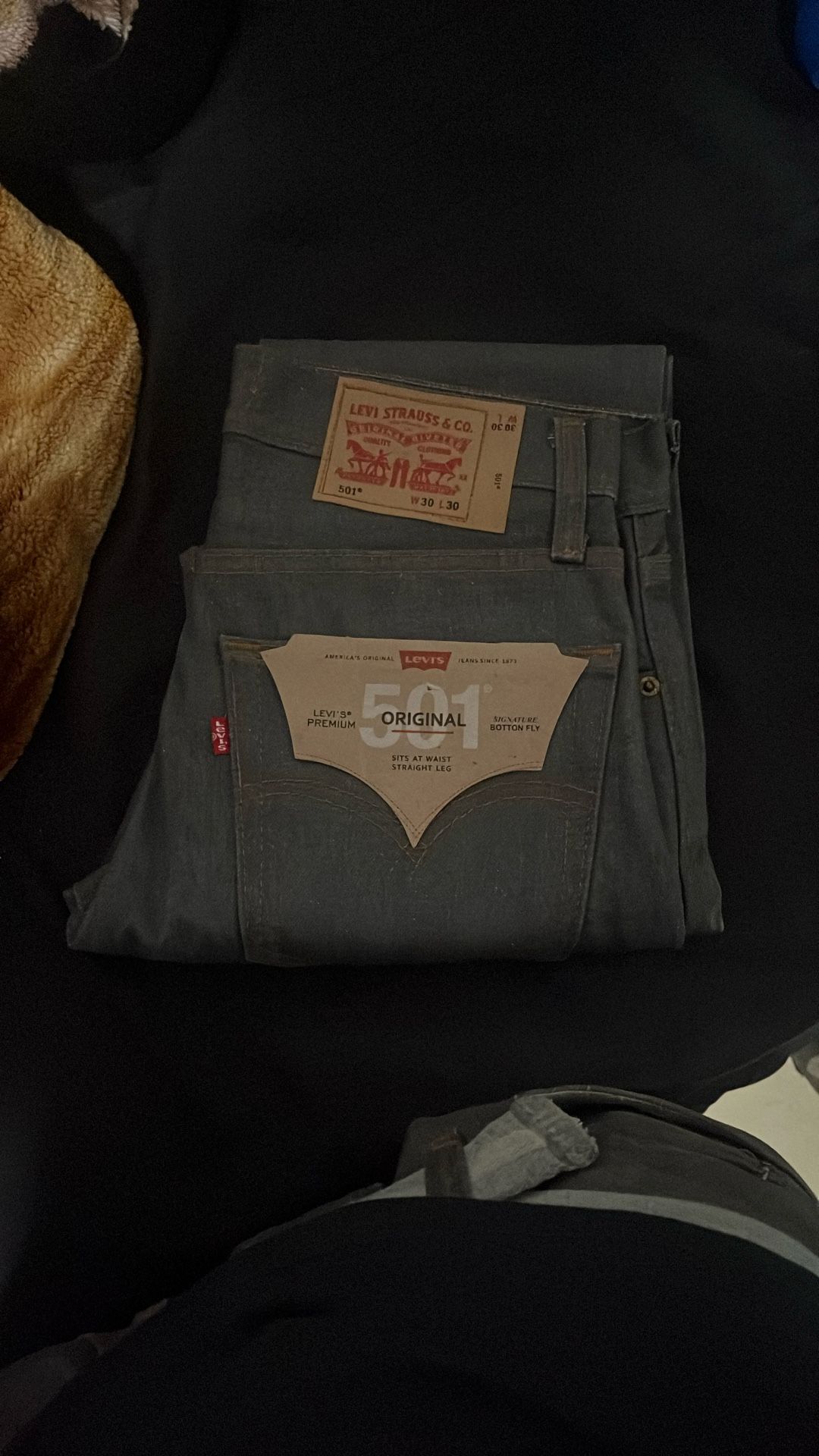 Levi 501s Grey