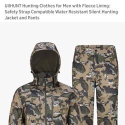 Water Resistant Hunting Jacket And Pants (2xl)