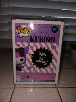 POP Funko Sanrio Pop! Kuromi (with Baku) Vinyl Figure Hot Topic Exclusive,  Purple (66430)