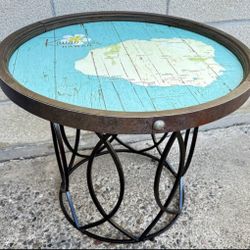 Kauai Wine "Barrel Lid" Table