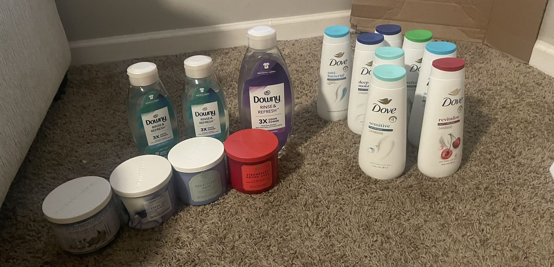 Dove And Bath And Body Works Candles