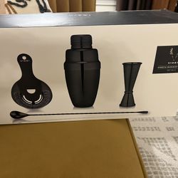 Viski Gunmetal Mixologist Barware Set