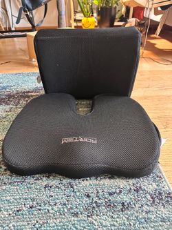 Fortem seat cushion and lumbar support