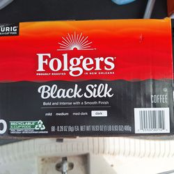 Folders Black Silk Keurig Cups. 60ct