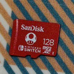 Official Sandisk 128GB MicroSD Memory Card (For Nintendo Switch) Tested/Works M4