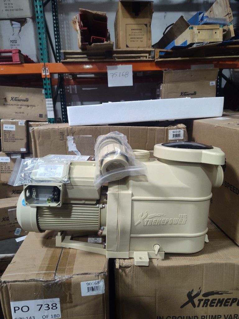 NEW 2.0HP Variable Speed In Ground Pool Pump NUEVO