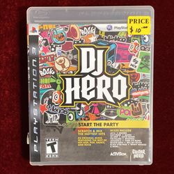 PS3 DJ Hero  Start The Party Video Game