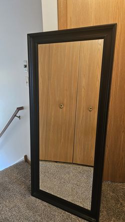 Large IKEA HEMNES Wall Mirror – Black Frame 🪞