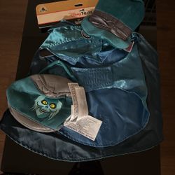 Costume Disney Tails THE HAUNTED MANSION HATBOX COSTUME Dog PET HARNESS MEDIUM -