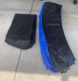 10 FT COVER PADS AND JUMPING MAT New, never uses