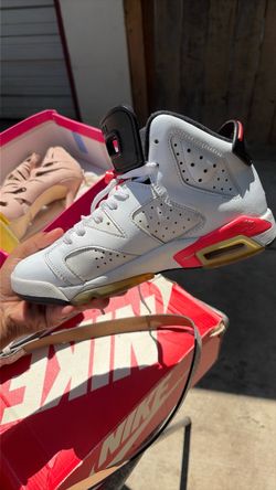 Pink and white Jordans kid shoes 3.5y