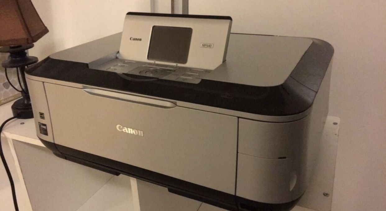Canon MP640 wireless with a photo book