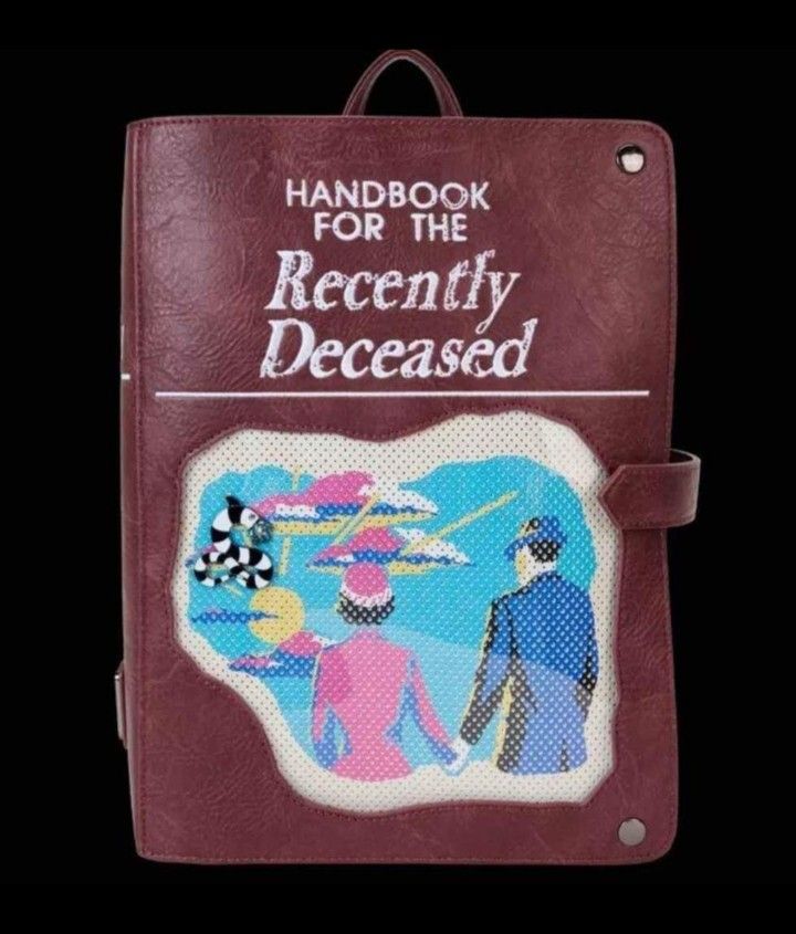 Beetlejuice Backpack Handbook For The Recently Deceased Pin Trader Edition