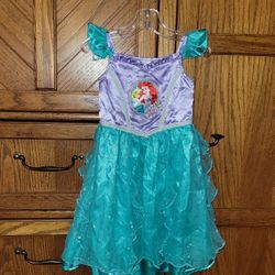 Toddler Size 2T Disney Ariel Little Mermaid Dress Halloween Costume Excellent Condition PRICE Is Firm Cash Only 