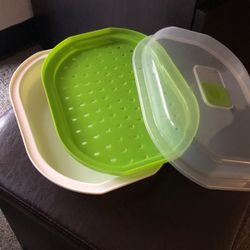 Vegetable Steamer Or Cooling Container