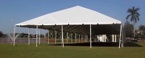 Large White Frame Tent Canopy