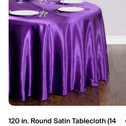 Purple Table Linen