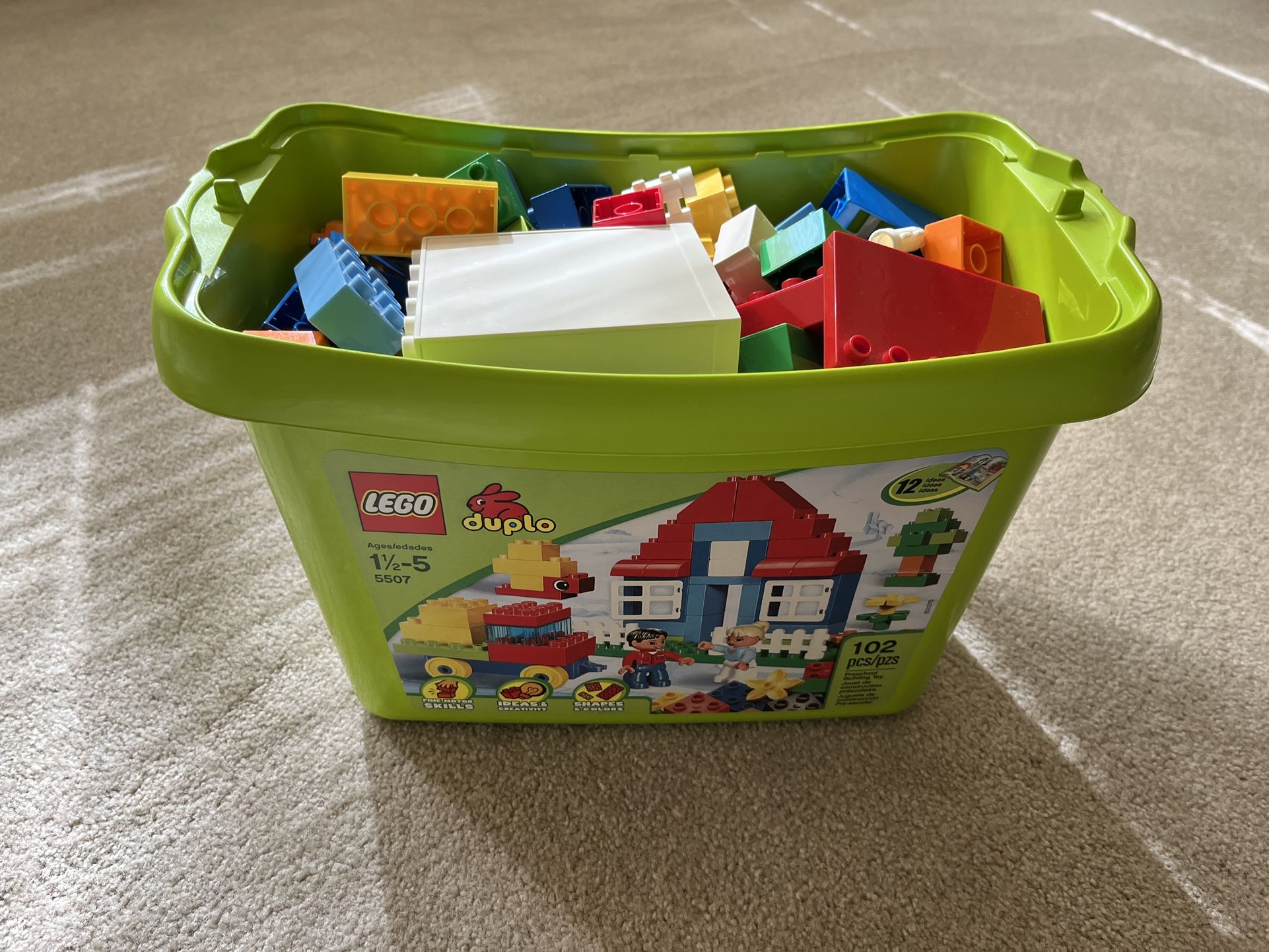 Lego Duplo And Train Set (200+ pcs) + FREE Backpack