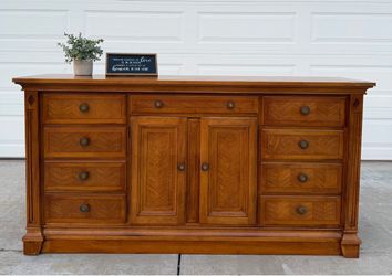 Gorgeous 12-Drawer Large Solid Wood Dresser