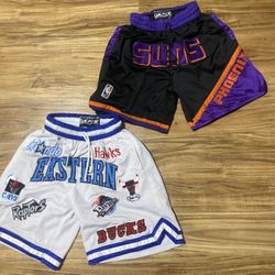 youth size jersey style NBA shorts 