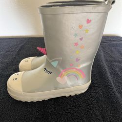 Unicorn rain boots