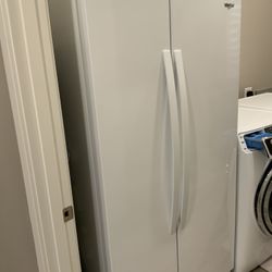 Whirlpool Side By Side Refrigerator / Freezer - Excellent Condition  Kept Inside 