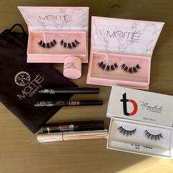 7pc Moitie Magnetic Individual Lash Set, Lash Liner, Lash Seal, Remover + Magnitude Strip Lash & Liner