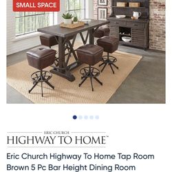 Dining Table With Stools And Bench 