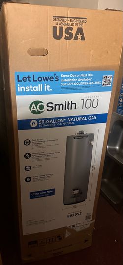 New 50gal water heater