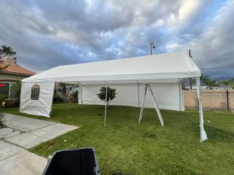“Rent Only” 20x30 Canopy Carpa Fully Covered Optinal (only Size)