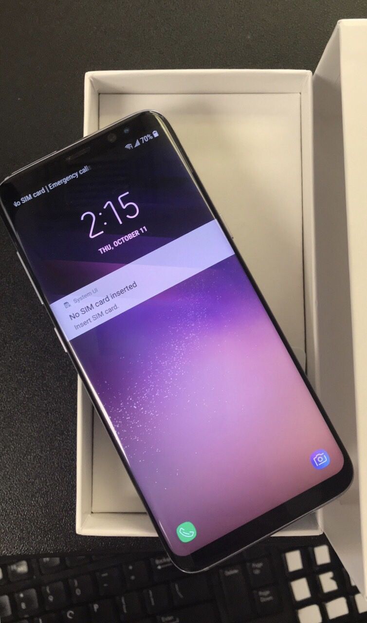 Samsung Galaxy s8 unlocked 64 gb, Sold with warranty