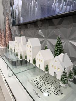 Village christmas home decor