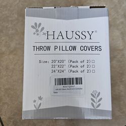 Black Velevet Pullow Case 20 X20 Pack Of 2