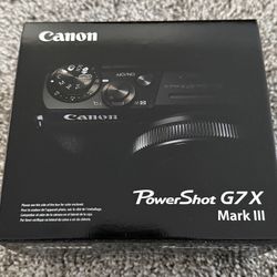 Canon PowerShot G7 X Mark III Point & Shoot Digital Camera - Black (NEW)