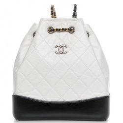 CC Backpack White And Black 