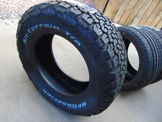 4 New LT 255 65 17 BFGoodrich All Terrain TA KO2 Tires RWL 8PLY Date 2024