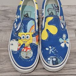 Vans SpongeBob SquarePants x Classic Slip-On 'AlohaBob' Men's 6½ Women's 8