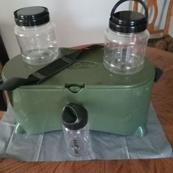 PET ZEN  PETS PORTABLE FOOD/WATER/TREATS TRAVEL STORAGE  