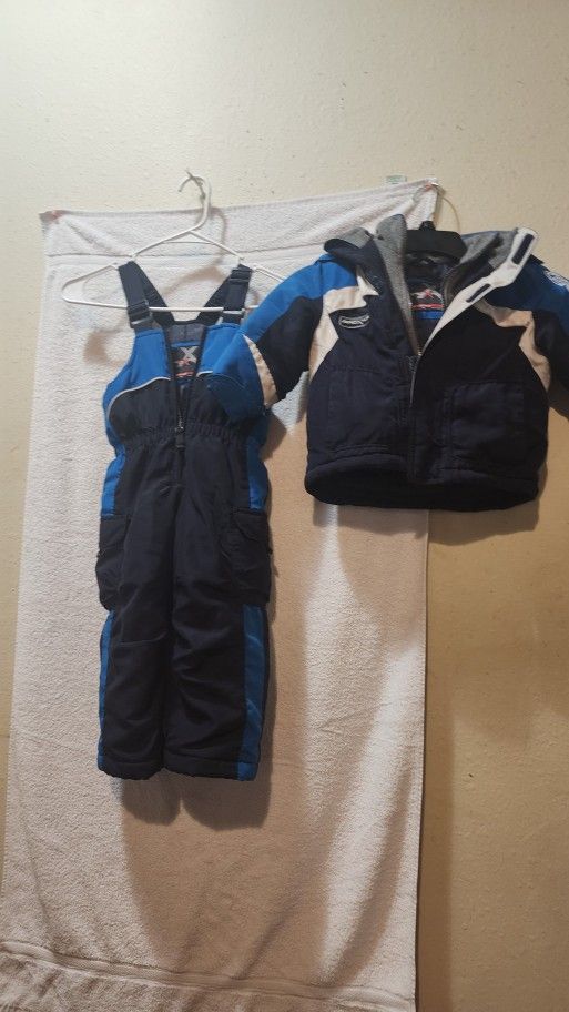 Boy Two Toddler Two-piece Snow Suit Excellent Condition