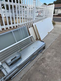 Door and metal