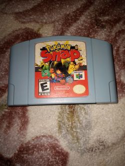 Nintendo 64 Video Game POKEMON SnAp Cardtridge Authentic