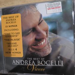 The Best of Andrea Bocelli Vivere CD, new sealed 