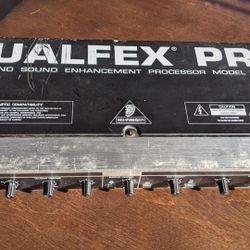 BEHRINGER EX2200 DUALFEX PRO SOUND ENHANCEMENT PROCESSOR 
