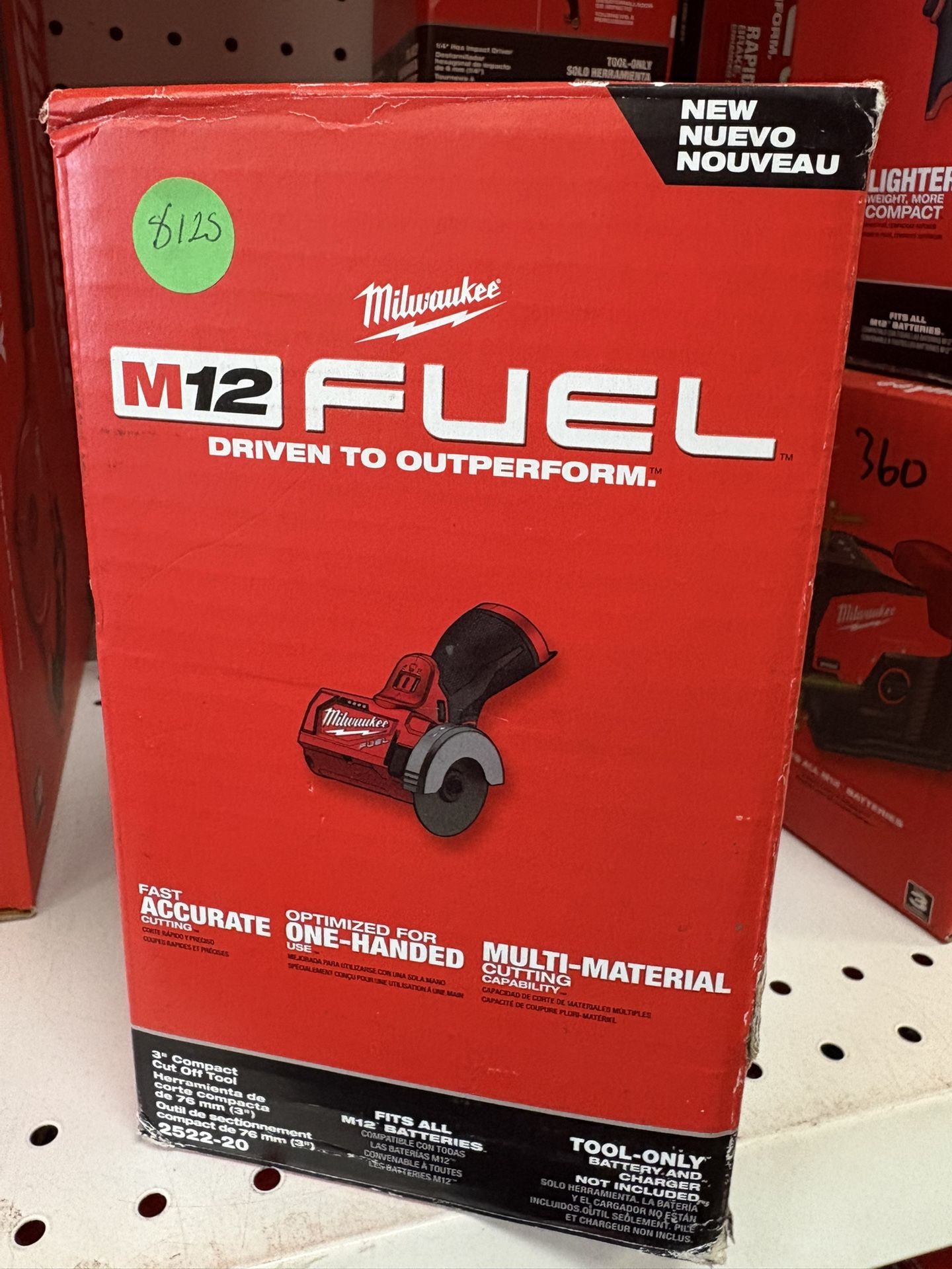 Milwaukee New 3” Cut Off M12 Fuel Brushless