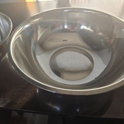 Huge Stainless Mixing Bowls