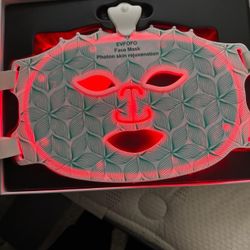 Red Light Therapy Mask for Face, 7 Colors LED Face Mask Light Therapy At Home, Led Face Mask Light Therapy, Green