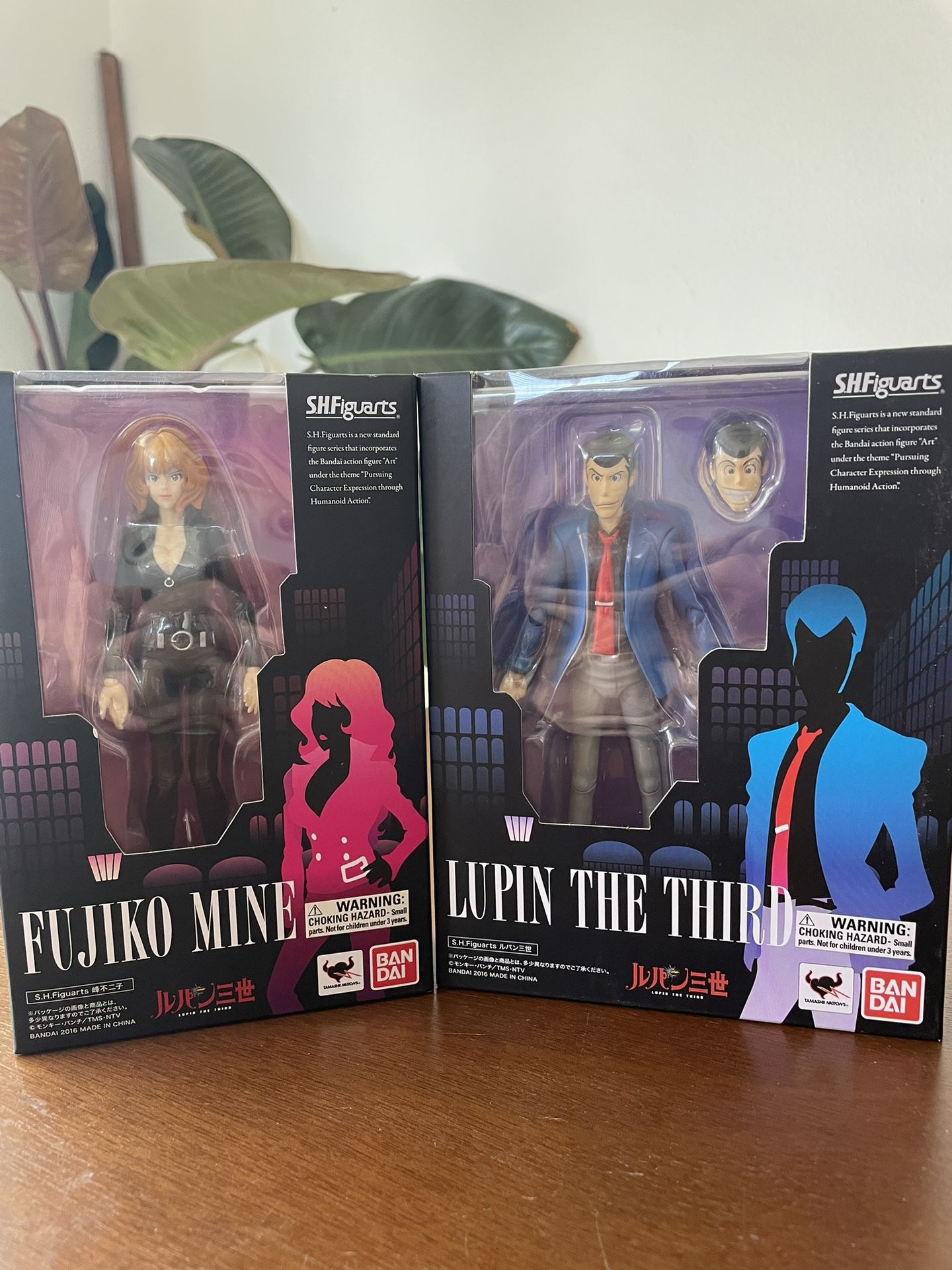 Lupin III Lupin and Fujiko Mine S.H. SH Figuarts Action Figure Tamashii Nations BANDAI