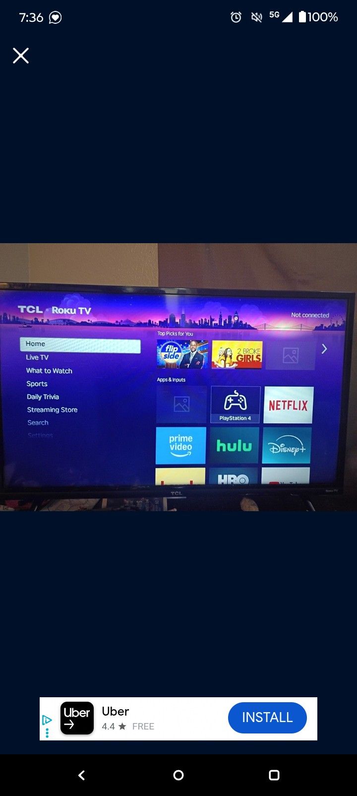 TCL Roku Tv 32"