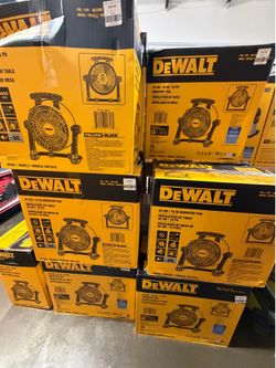 DeWalt 16" 3-Speed Benchtop and Hanging Drum Fan